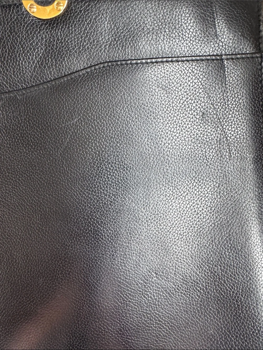 Tiffany & Co Vintage Black Leather Briefcase Attache Bag Made in Italy